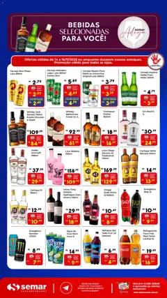 Pré-visualização Semar Supermercado - Ofertas Adega válida a partir de 14/11/2025