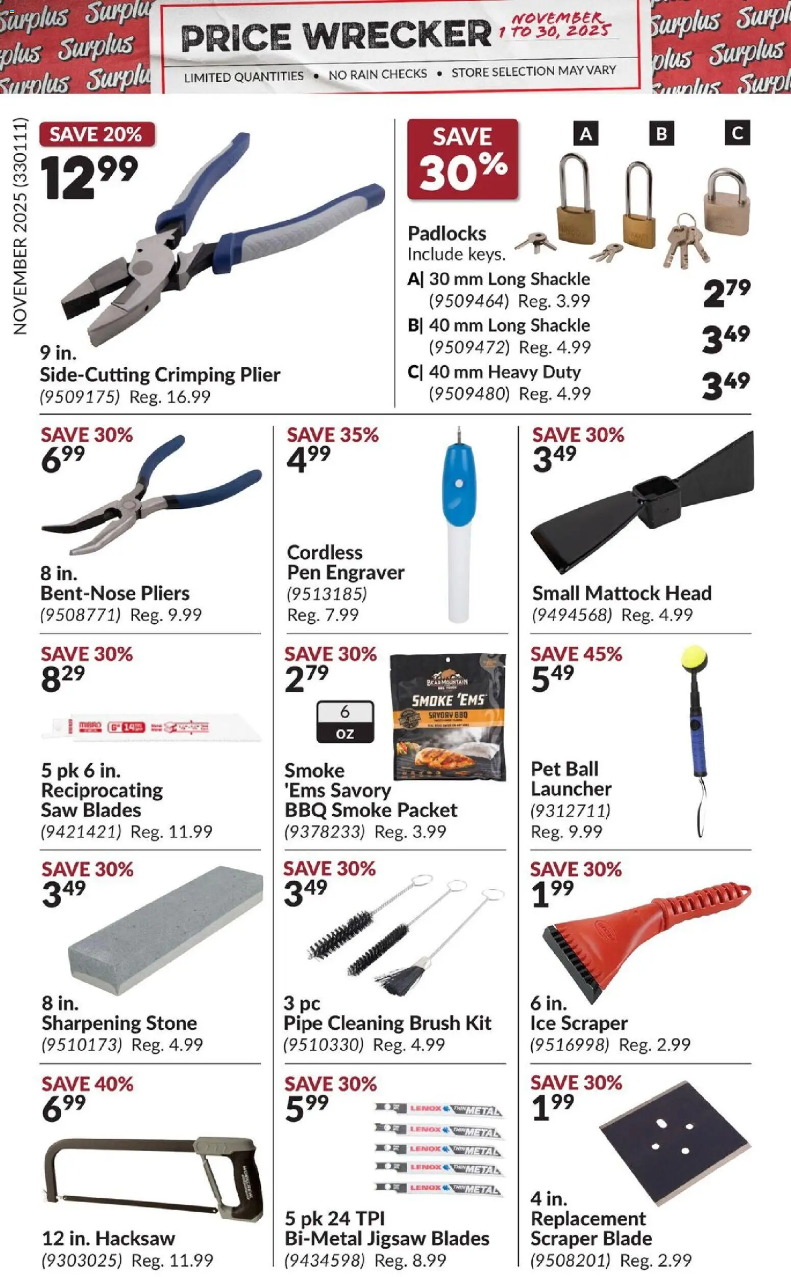 Princess Auto - Price Wrecker - page 16- valid from Nov 1, 2025