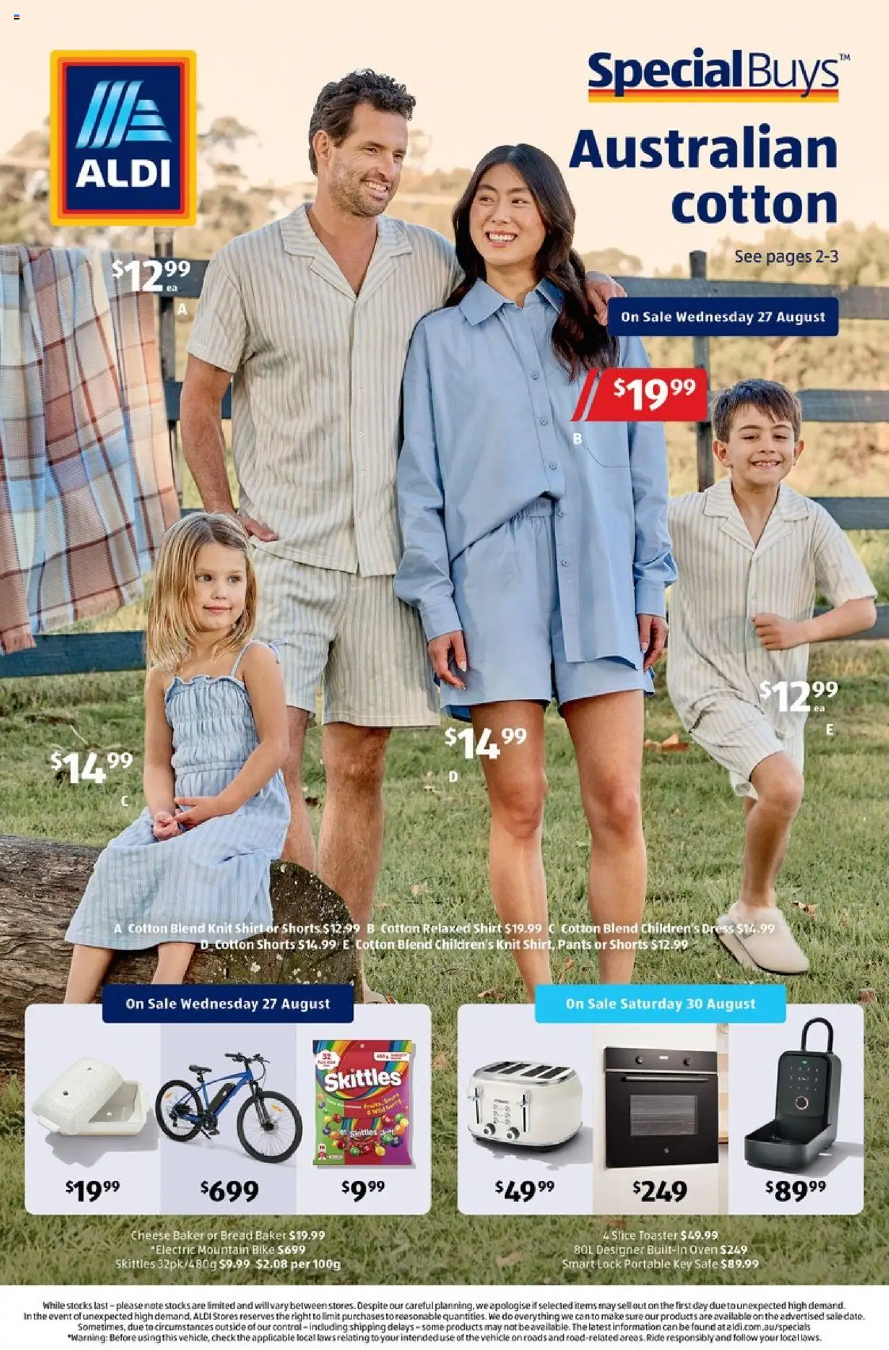 Catalogue Aldi - page 1- valid from 27/08/2025