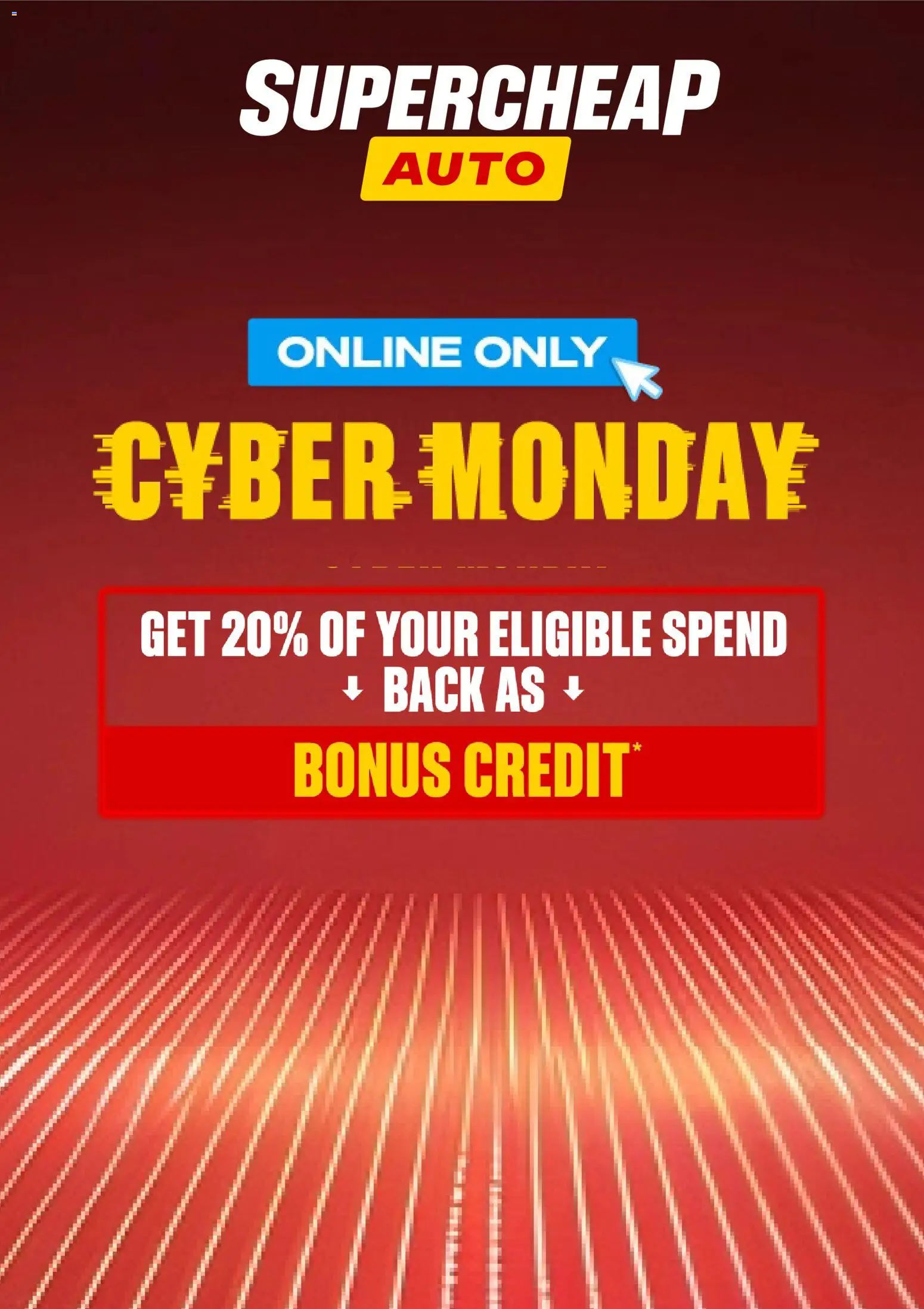 Supercheap Auto Cyber Monday - page 1- valid from 01/12/2025