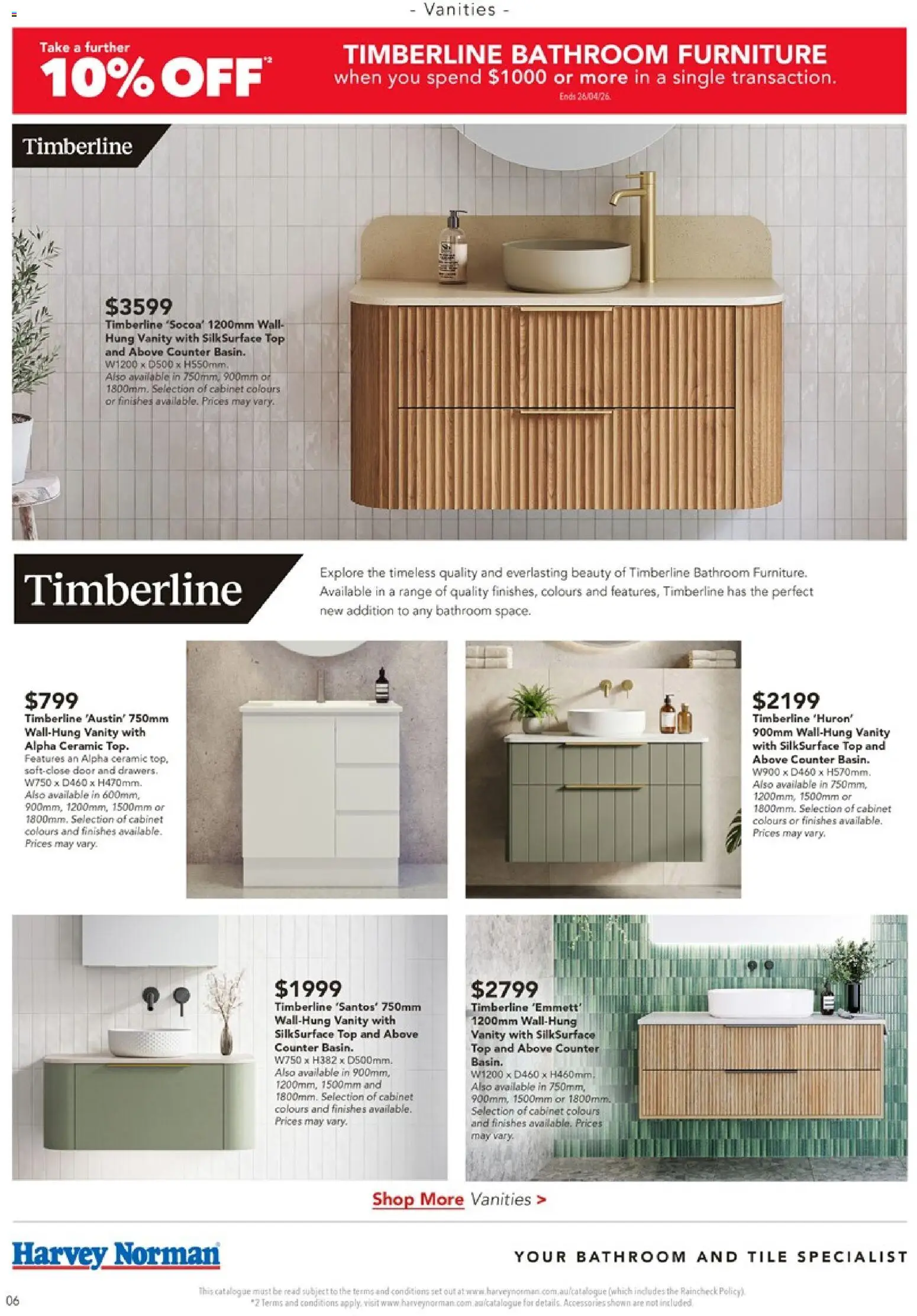 Harvey Norman April Bathroom - page 6- valid from 08/04/2026