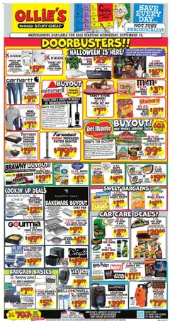 Preview Ollie's Weekly Ad valid from 09/10/2025