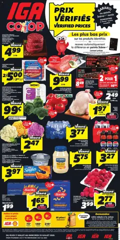 Preview IGA weekly flyer / circulaire valid from Jul 17, 2025