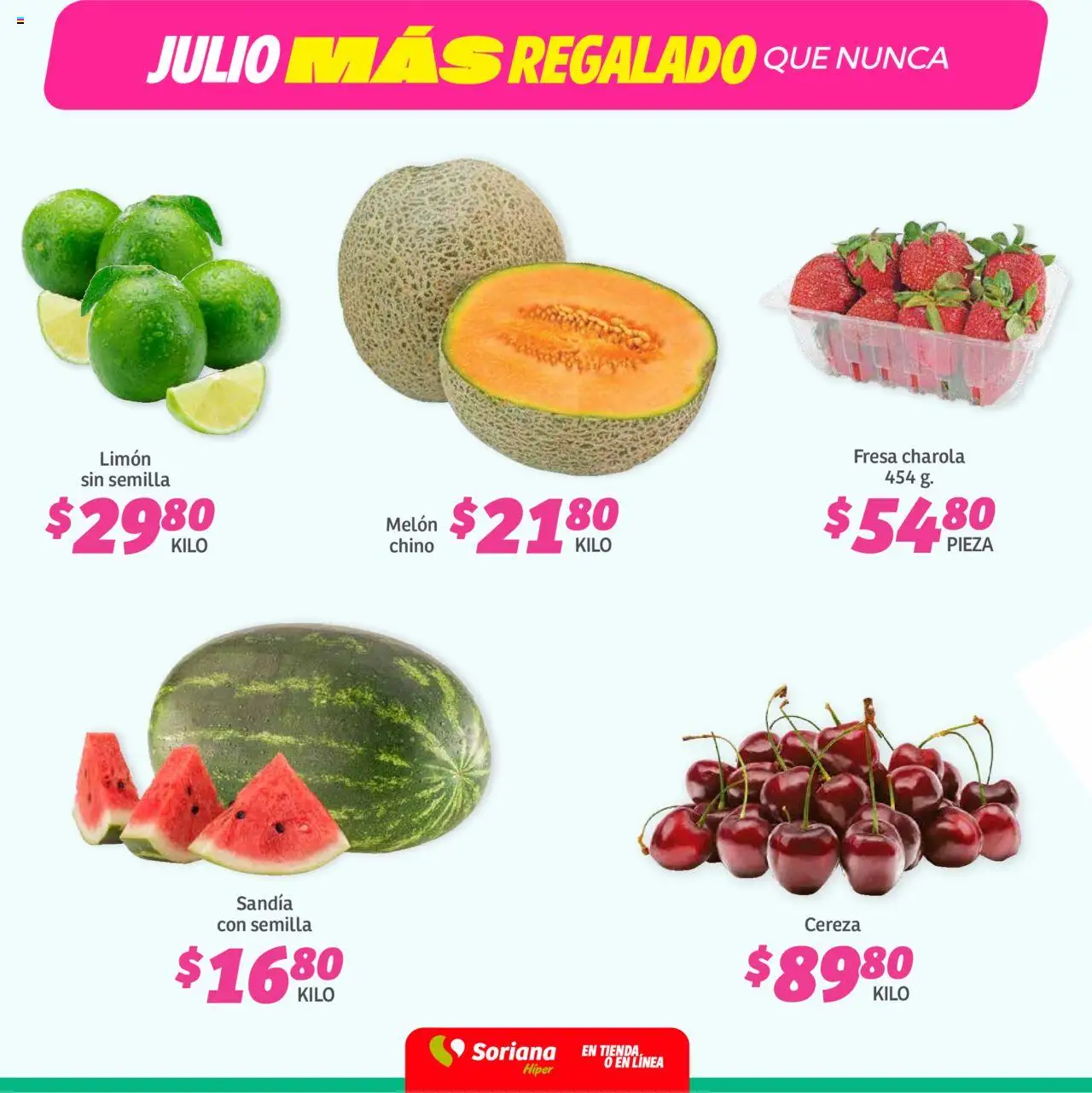 Soriana - Fin de Semana Híper: Ags, Nay, Jal, Qro, Col, Mich, Gto, Hgo, Tlax, Mor, Pue, Gro, Oax, Edo. de Mex, Valle de México, Za - página 2- válido desde 18/07/2025