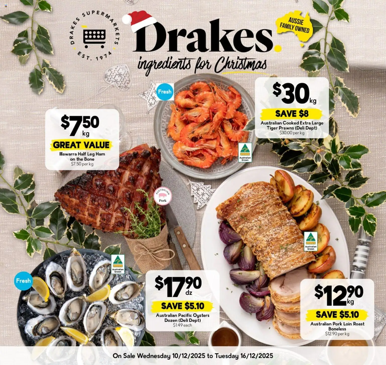 Drakes Catalogue QLD - page 1- valid from 10/12/2025