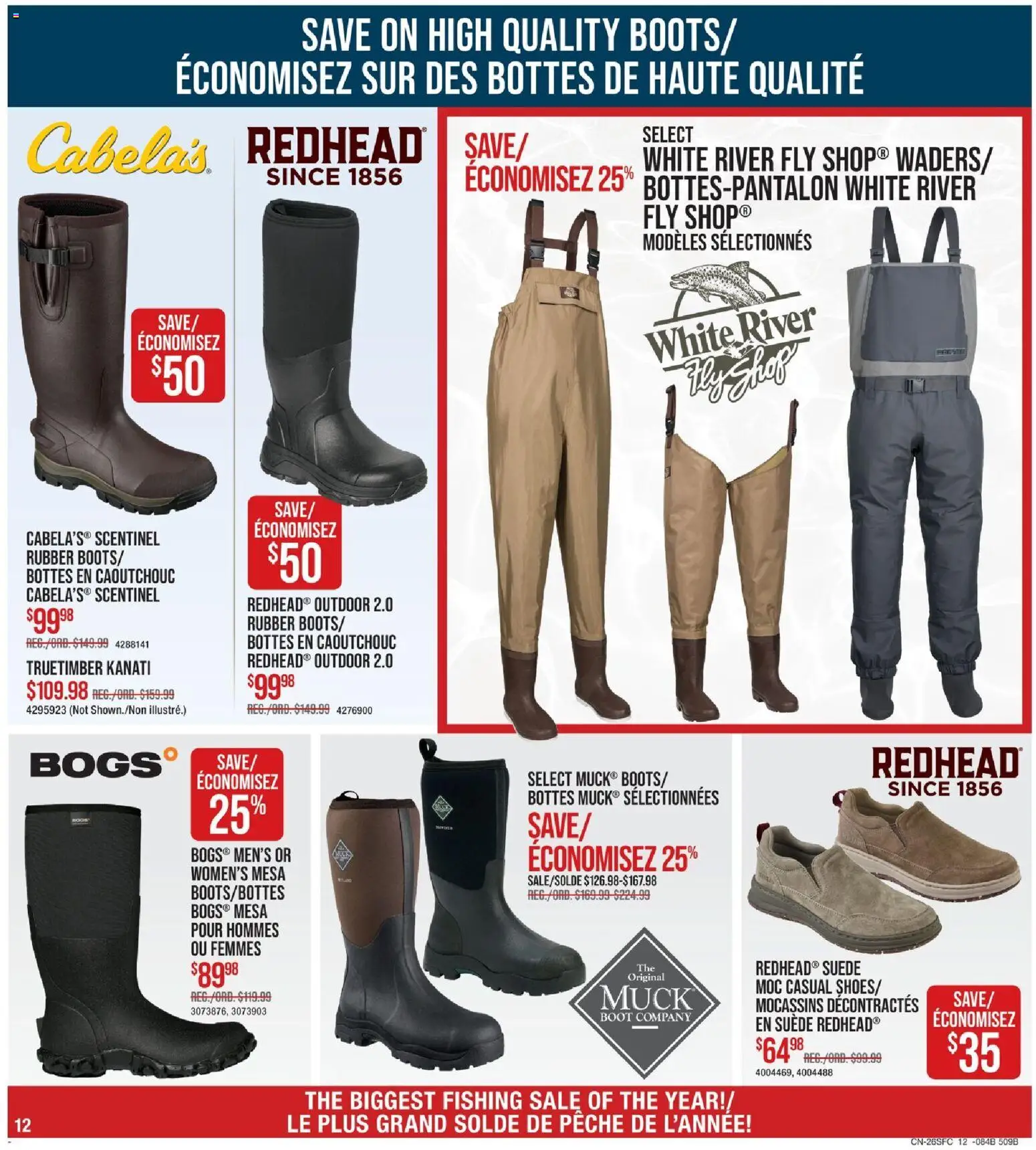 Cabelas weekly flyer / circulaire - page 12- valid from Apr 9, 2026