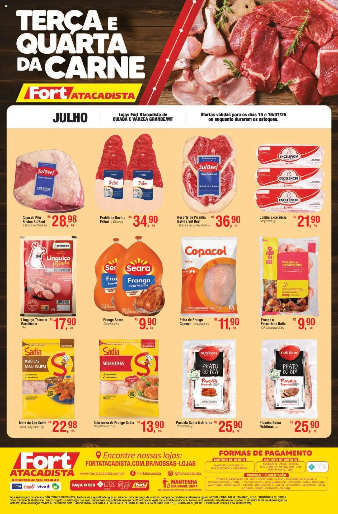 Fort Atacadista - Ofertas Carne Fresca - página 1- válido a partir de 15/07/2025

