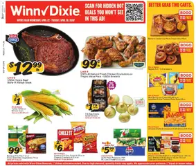 Preview Winn Dixie Weekly Ad valid from 04/22/2026