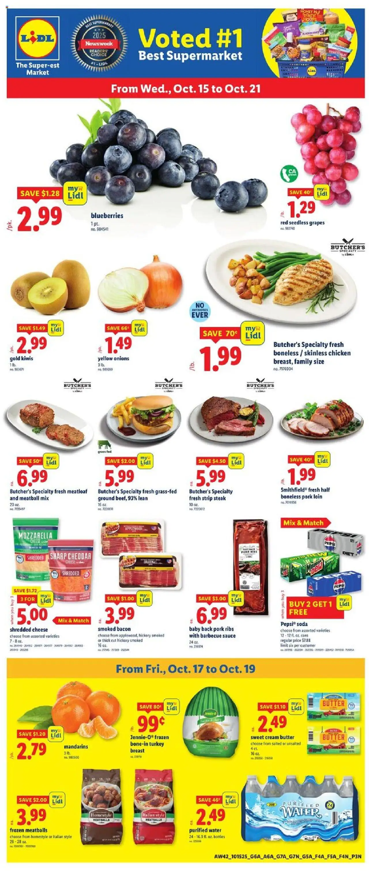 Lidl Weekly Ad - VA - page 1- valid from 10/15/2025