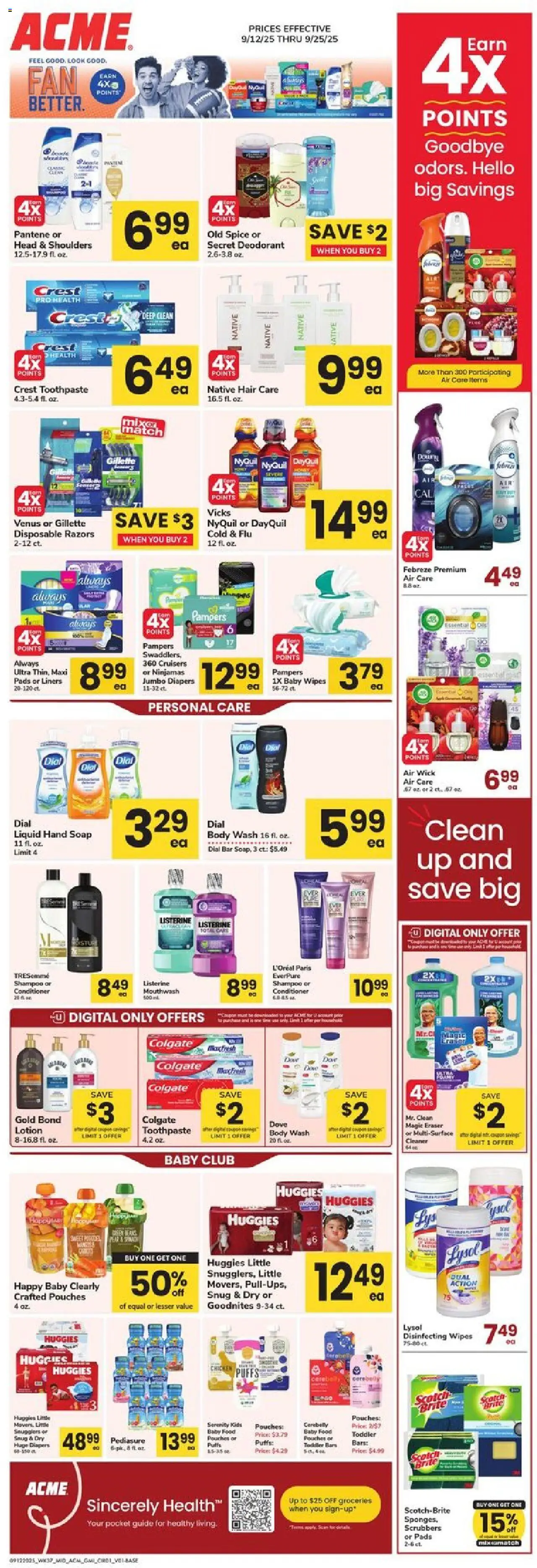 Acme Ad - page 1- valid from 09/12/2025