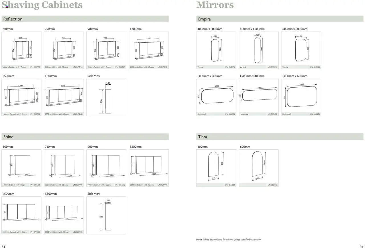 Bunnings Warehouse Bathroom Vanities - page 14- valid from 21/07/2025