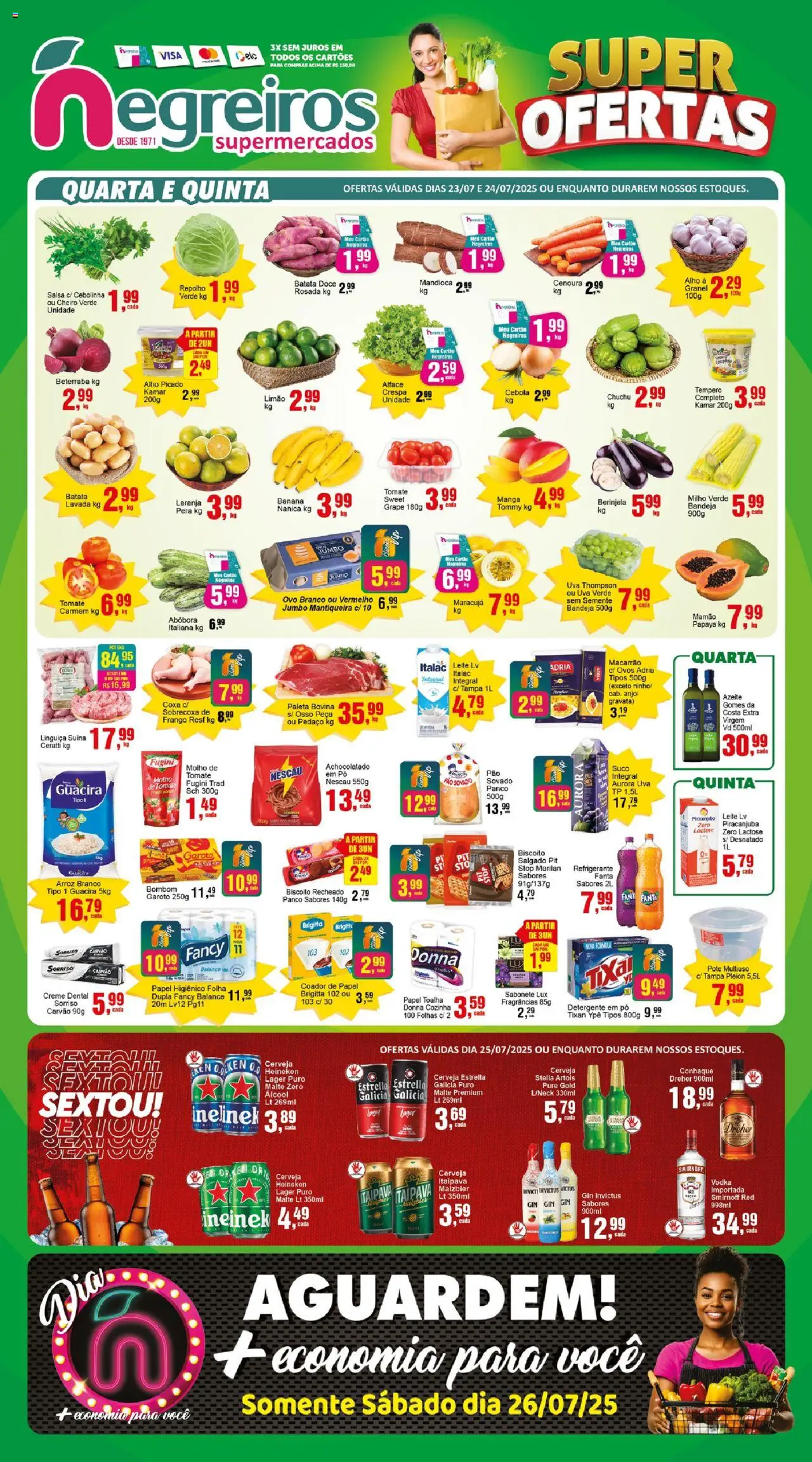 Negreiros - Ofertas da semana - página 1- válido a partir de 23/07/2025
