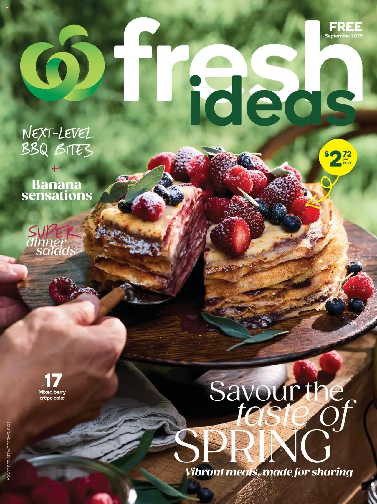 Woolworths Fresh Ideas Magazine - page 1- valid from 01/09/2025