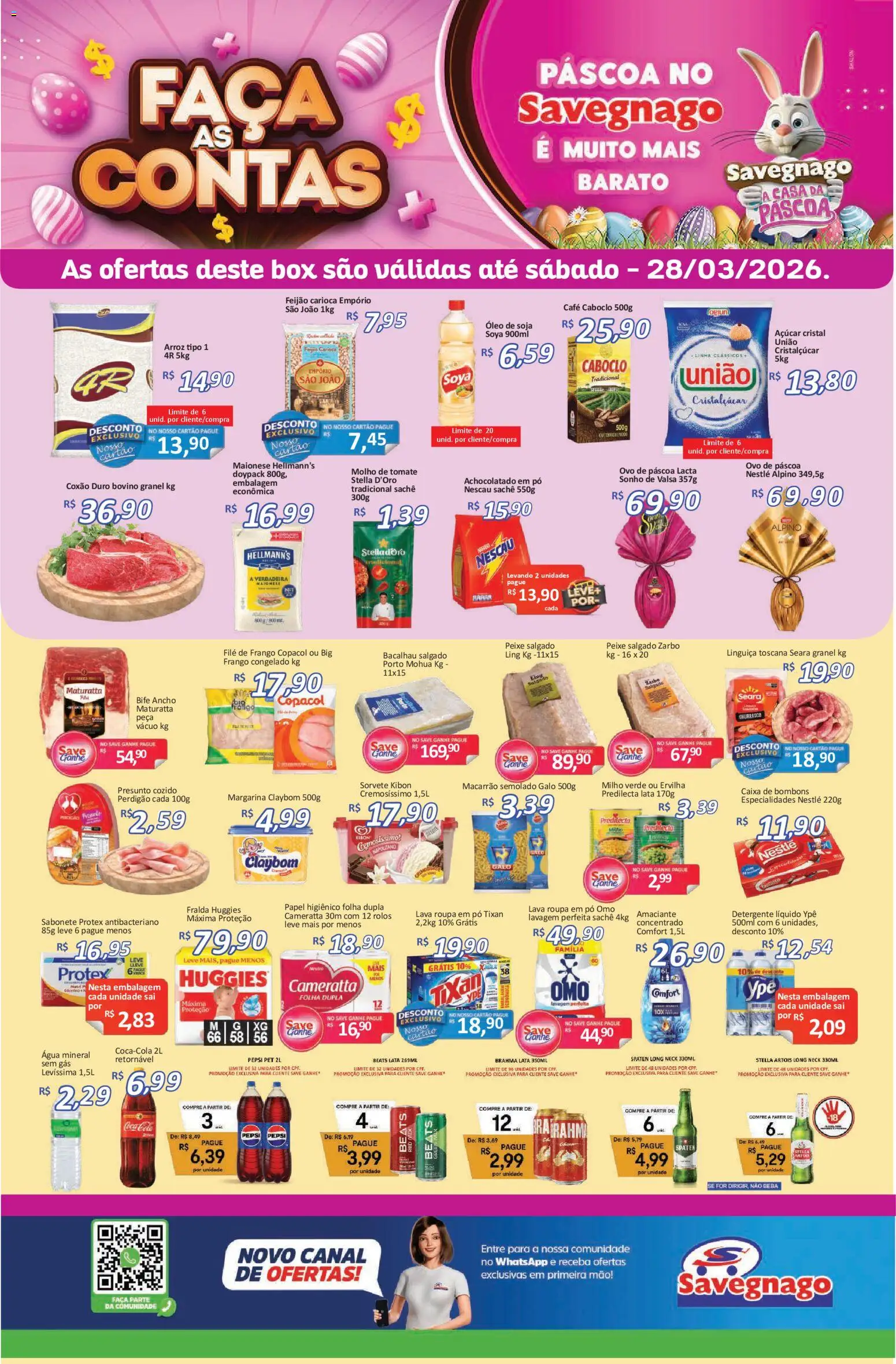 Savegnago - Ofertas da semana - página 1- válido a partir de 26/03/2026
