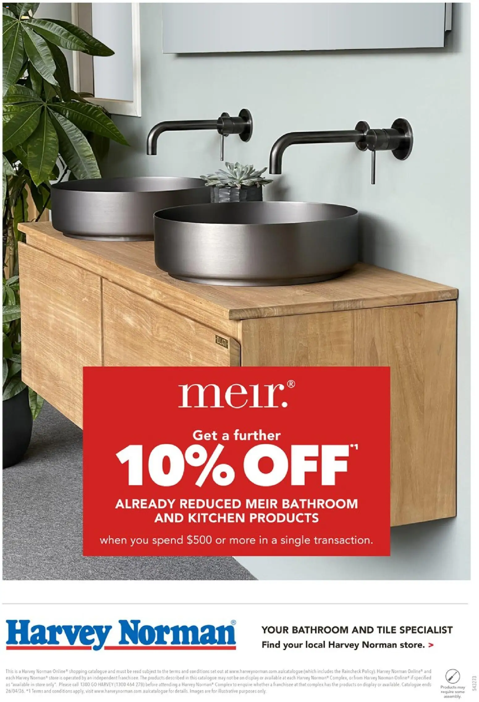 Harvey Norman April Bathroom - page 16- valid from 08/04/2026