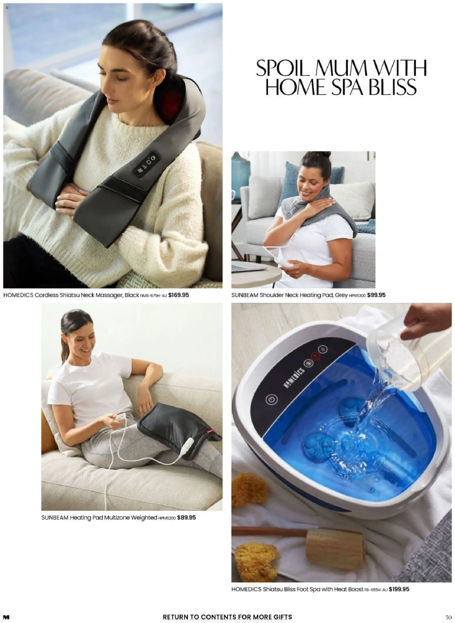 Myer catalogue  - page 50- valid from 20/04/2026