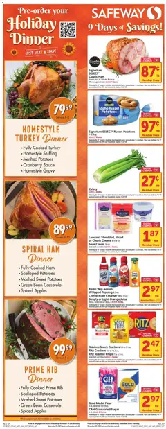 Preview Safeway Weekly Ad valid from 11/19/2025