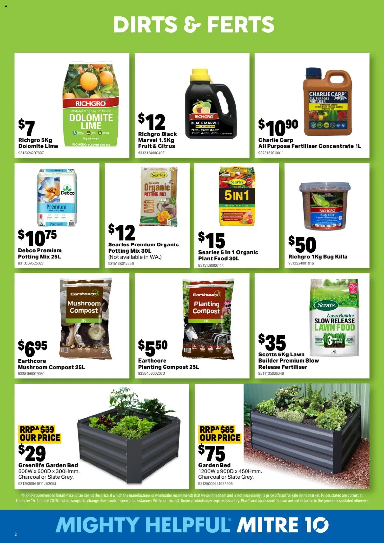 Mitre 10 Catalogue  - page 2- valid from 25/02/2026