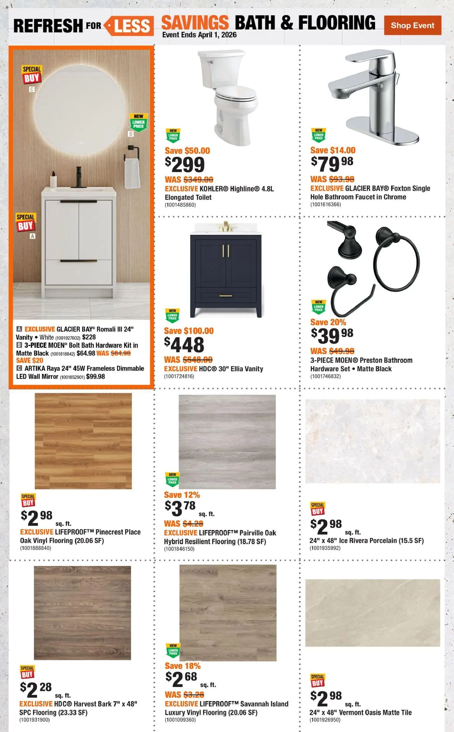 Home Depot weekly flyer / circulaire - page 4- valid from Feb 26, 2026