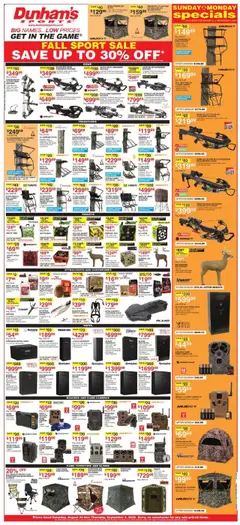 Preview Dunham's Sports Weekly Ad valid from 08/30/2025