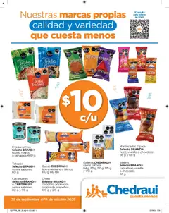 Chedraui - Folleto Nuestras marcas propias válido desde 29/09/2025