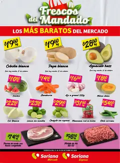 Soriana - Frescos del Mandado Mercado: Nuevo León válido desde 21/10/2025