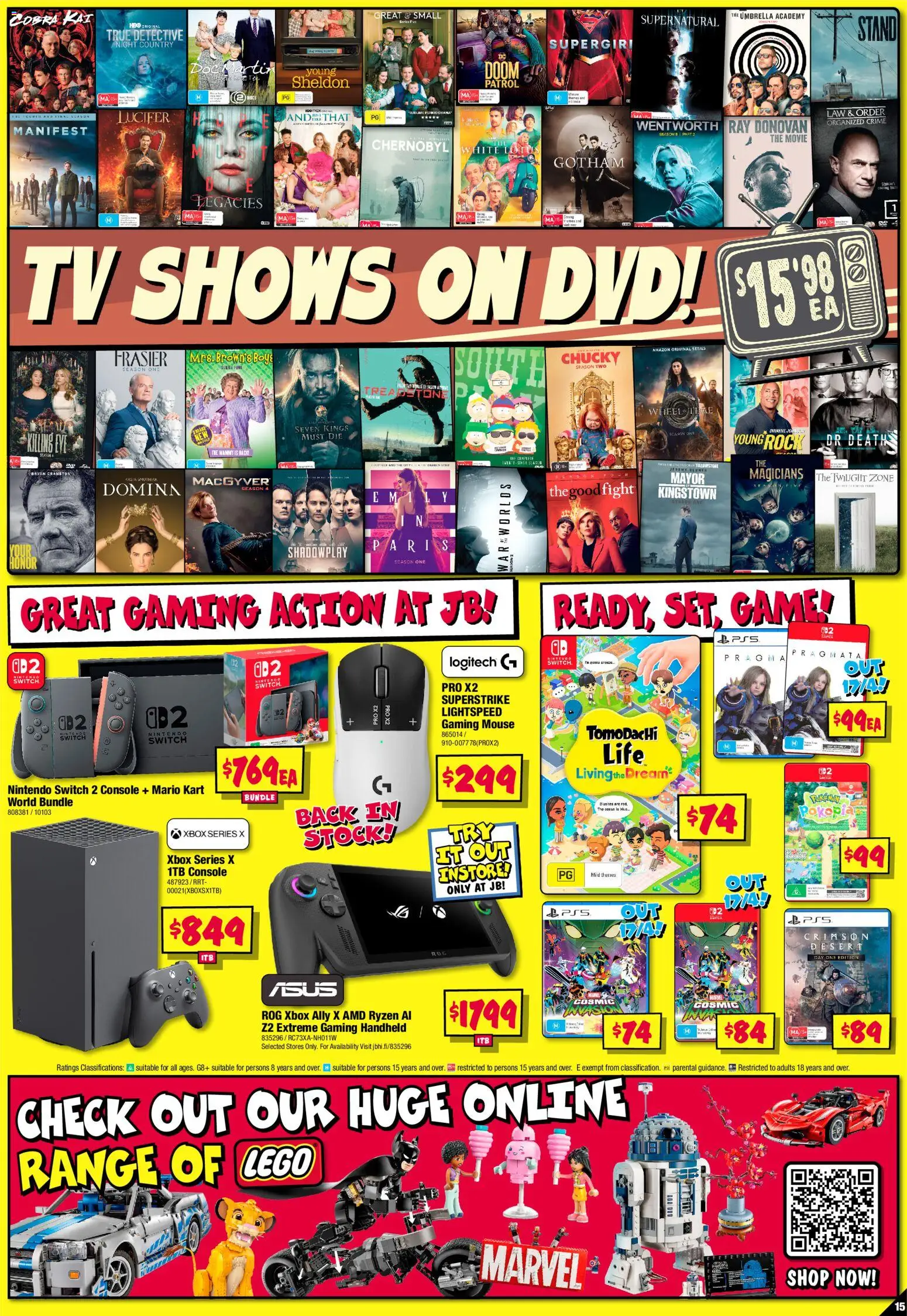 JB Hi-Fi catalogue  - page 15- valid from 16/04/2026