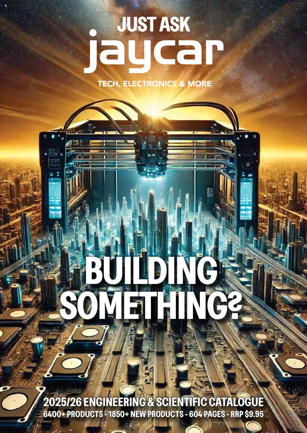 Jaycar Engineering & Scientific Catalogue 2025/2026  - page 1- valid from 09/07/2025