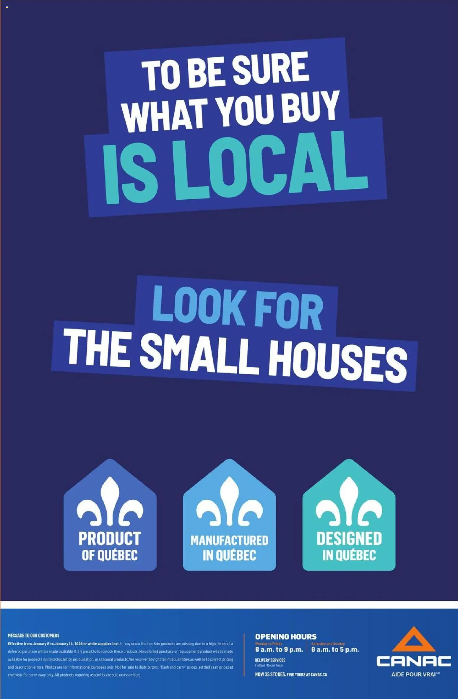 Canac weekly flyer - page 11- valid from Jan 8, 2026