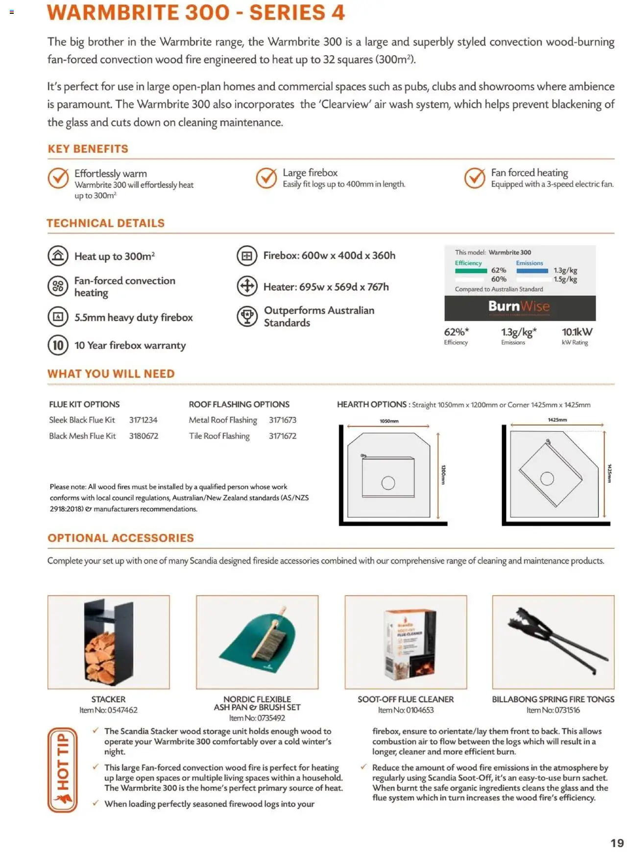 Bunnings Warehouse Scandia Range & Accessories Brochure 2025 - page 19- valid from 31/03/2025