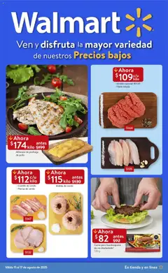 Walmart - Folleto Precios Bajos válido desde 15/08/2025