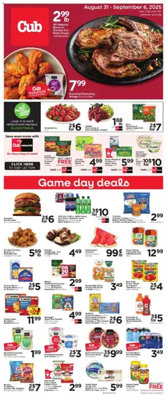 Preview Cub Foods Weekly Savings - MN valid from 08/31/2025