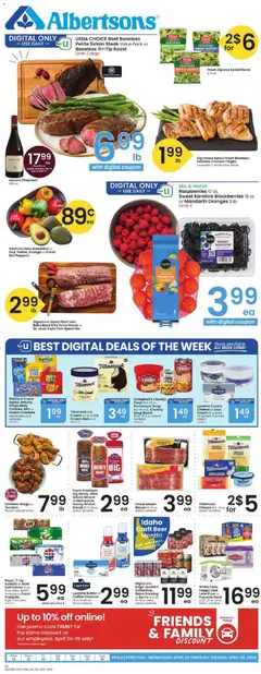 Preview Albertsons Weekly Ad valid from 04/22/2026
