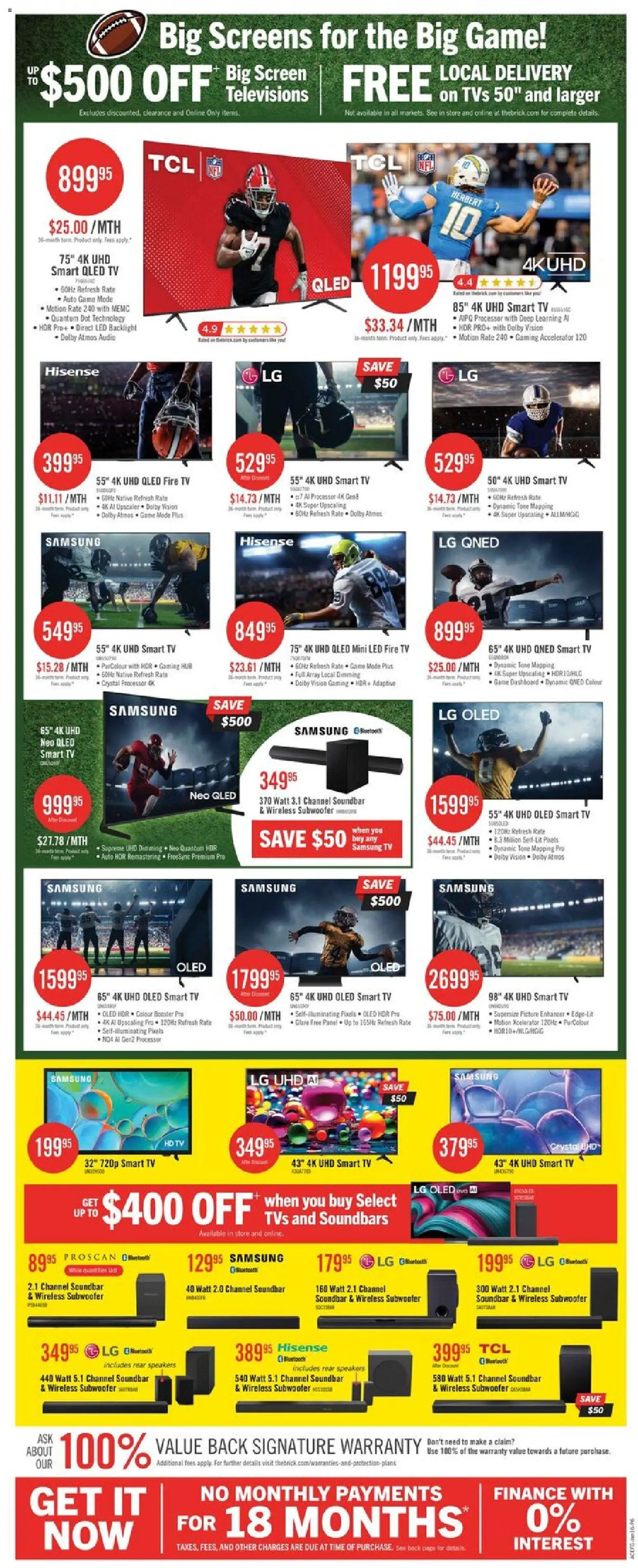 The Brick weekly flyer / circulaire - page 16- valid from Jan 13, 2026