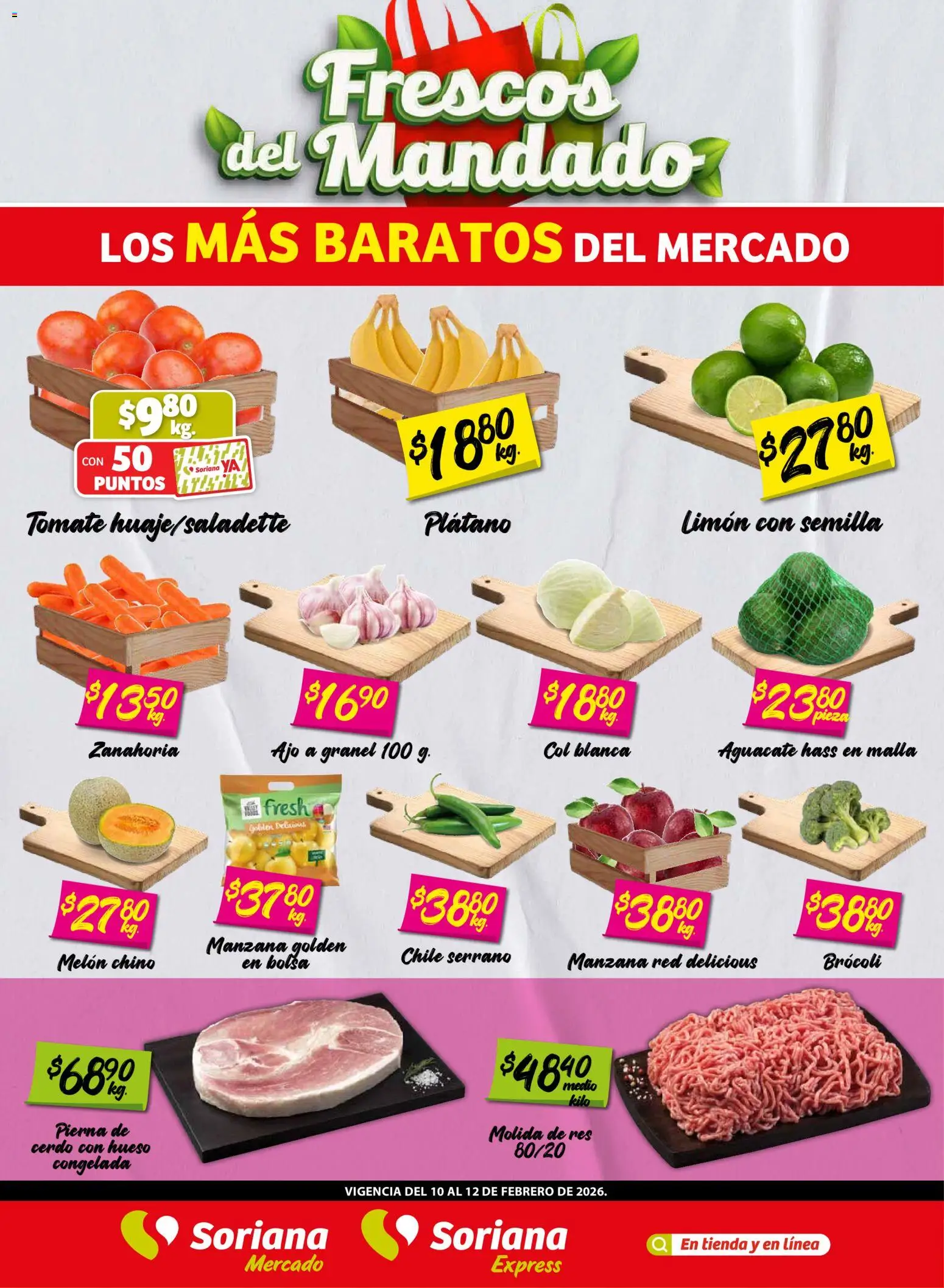 Soriana - Frescos del Mandado Mercado: BCS, Son y Sin - página 1- válido desde 10/02/2026