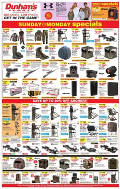 Preview Dunham's Sports Weekly Ad valid from 10/11/2025