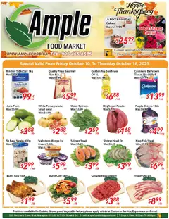 Preview Ample Food Market weekly flyer / circulaire valid from Oct 10, 2025