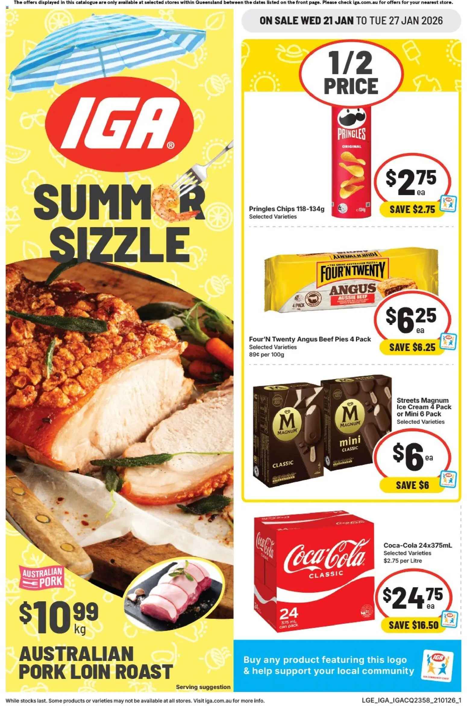 IGA Catalogue QLD - page 1- valid from 21/01/2026