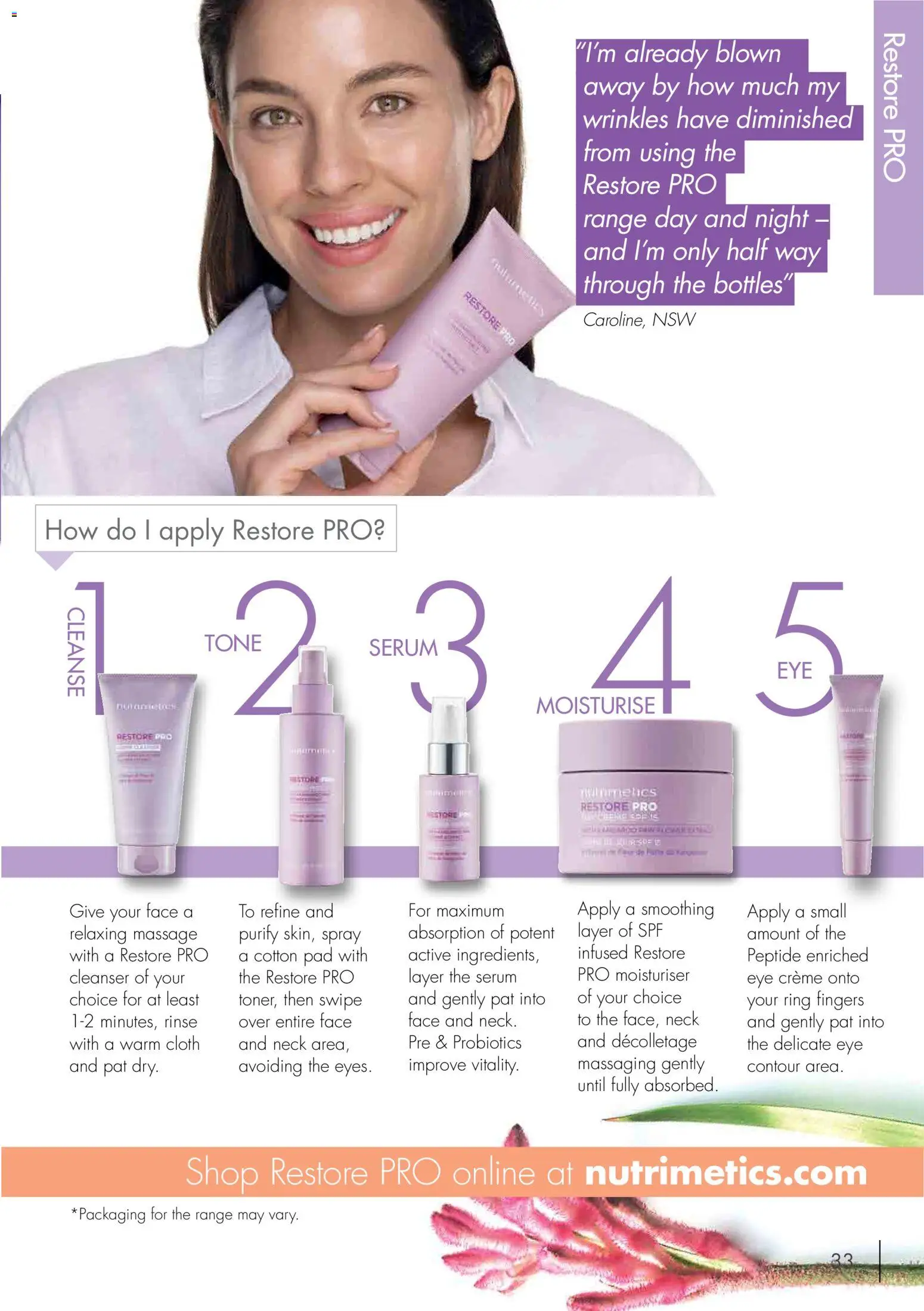 Nutrimetics Catalogue 2026 - page 33- valid from 01/01/2026