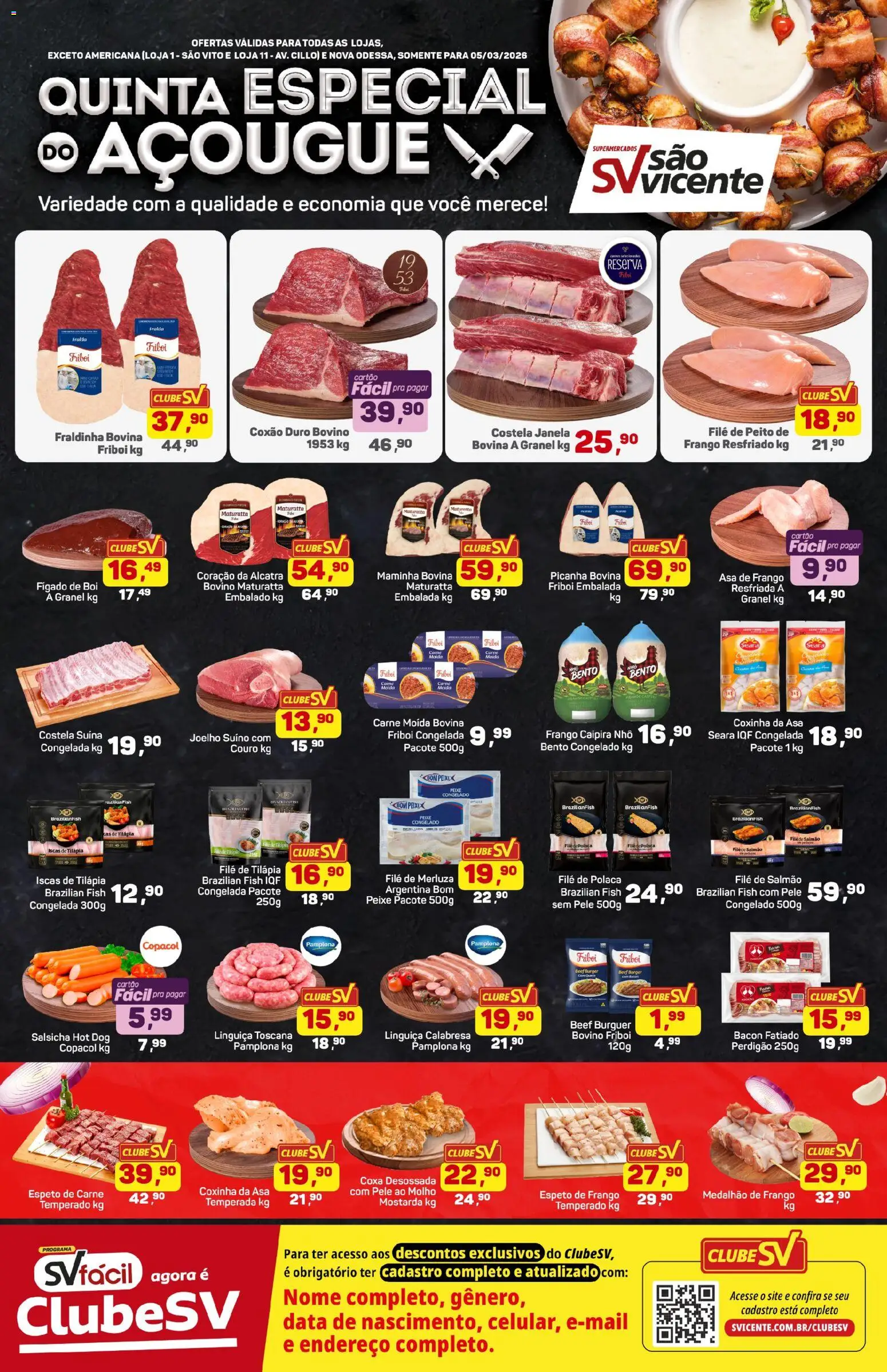 Supermercados São Vicente - Ofertas da semana - página 1- válido a partir de 05/03/2026

