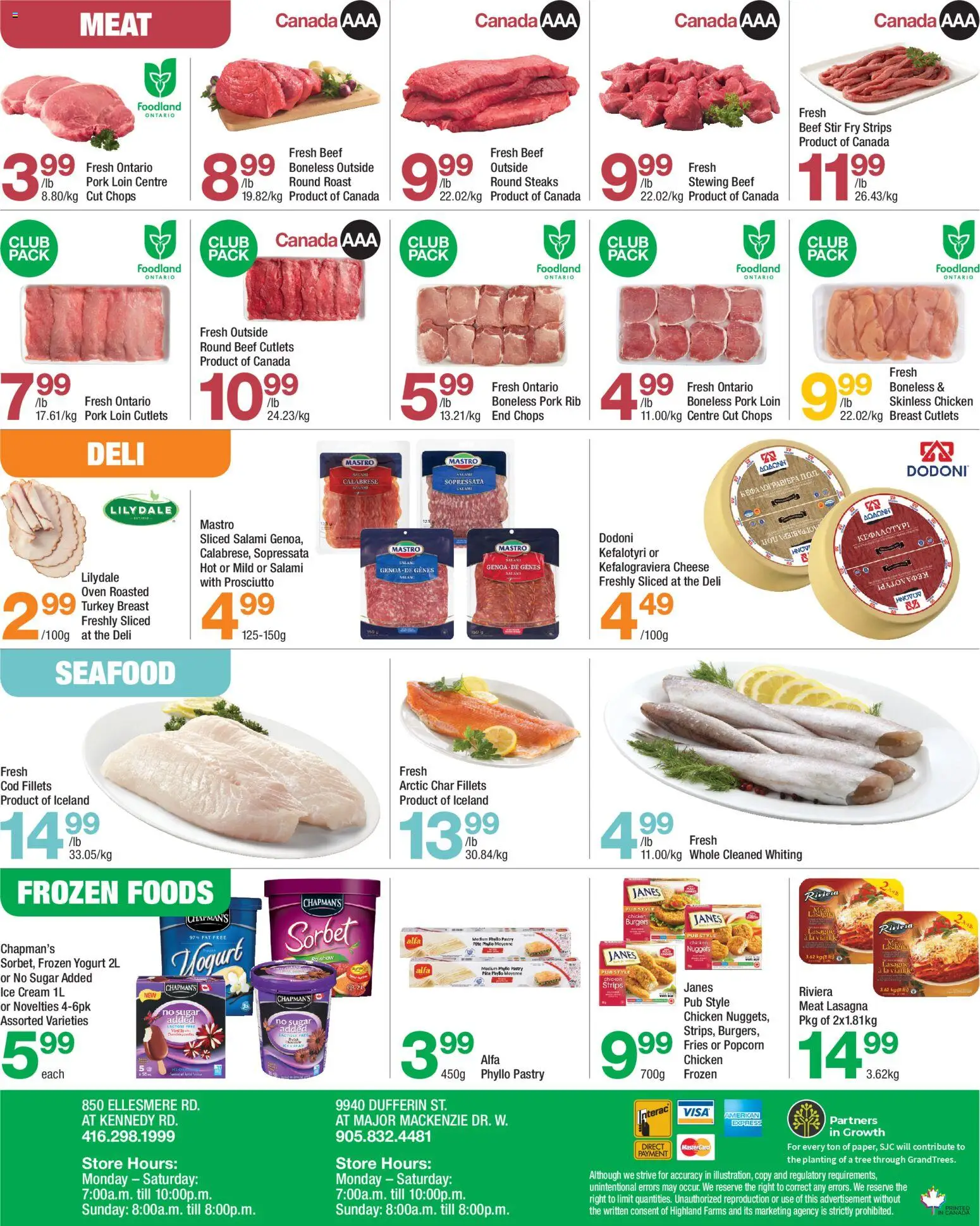 Highland Farms weekly flyer / circulaire - page 4- valid from Jan 8, 2026