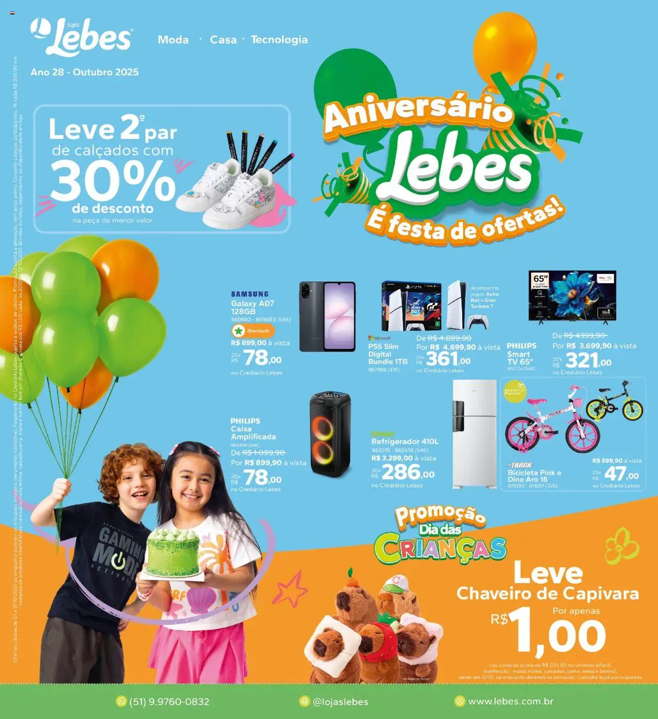 Lebes - Ofertas Outubro - página 1- válido a partir de 01/10/2025
