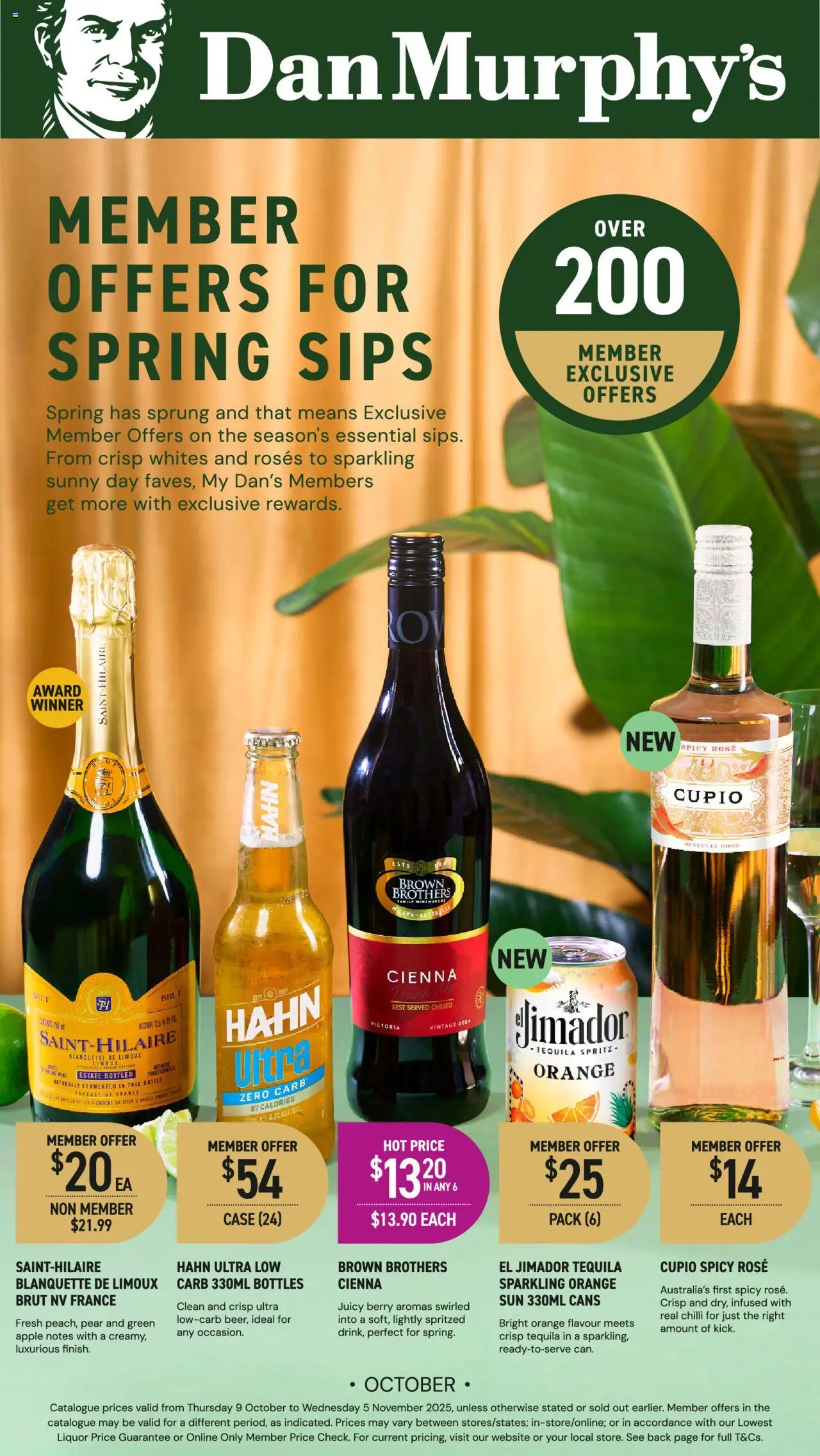 Dan Murphy's Catalogue NSW - page 1- valid from 09/10/2025