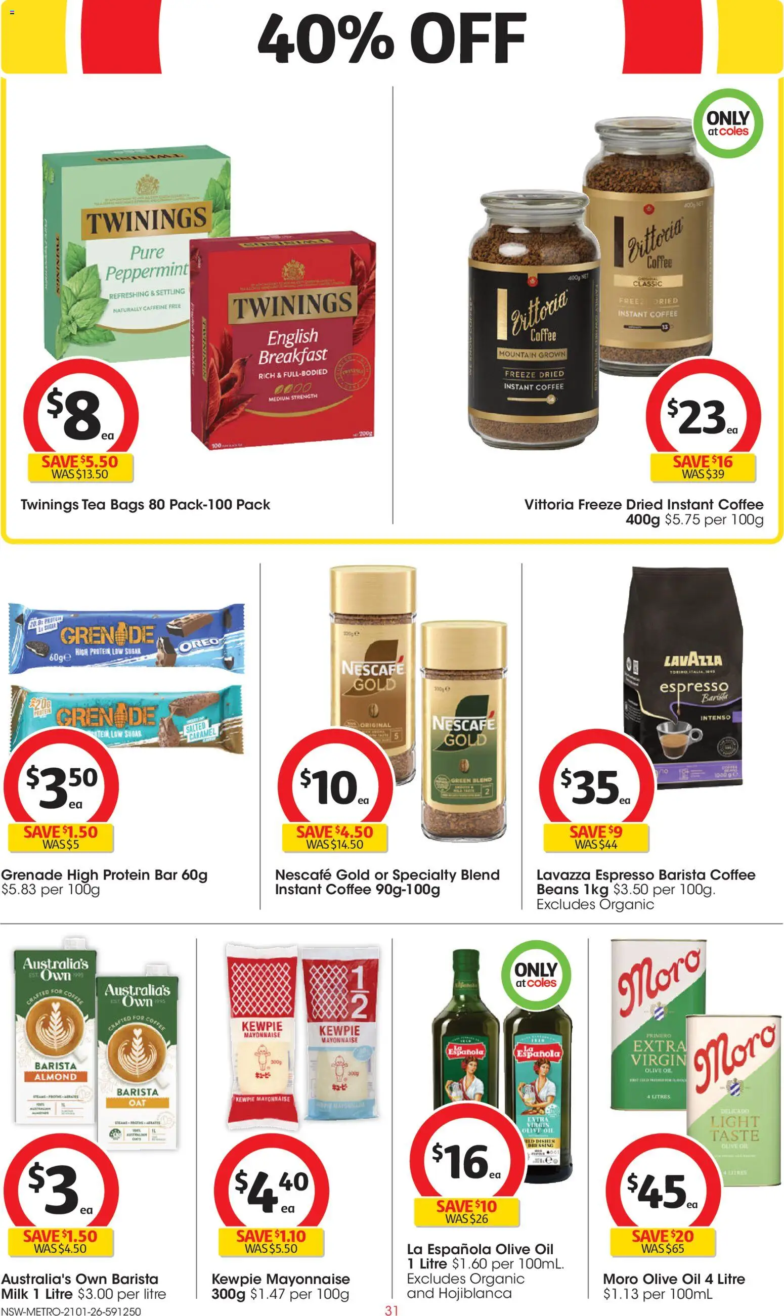 Coles  Catalogue  - page 31- valid from 21/01/2026
