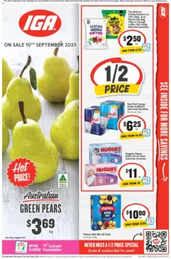 IGA catalogue preview - valid from 10/09/2025