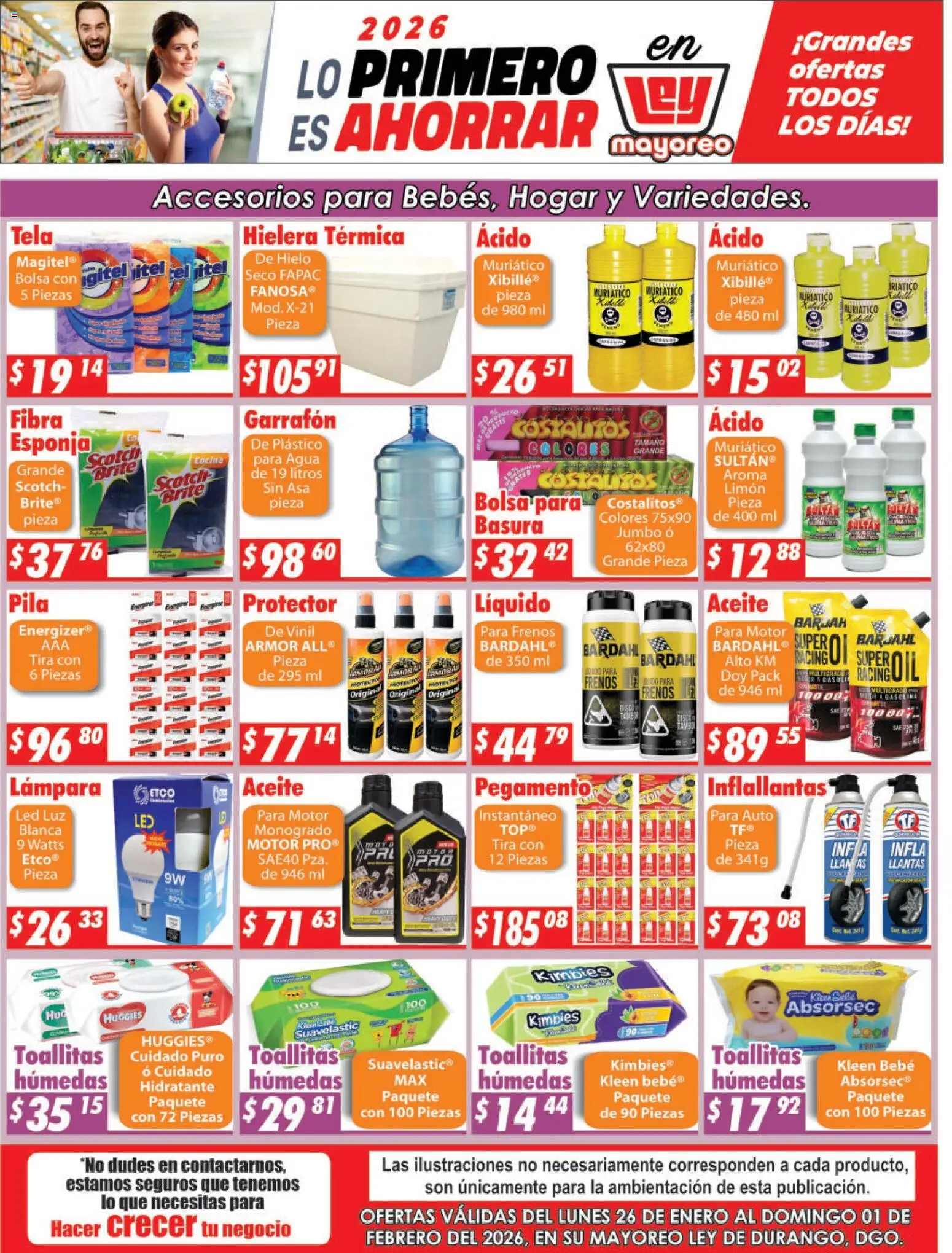 Casa Ley folleto - página 1- válido desde 26/01/2026