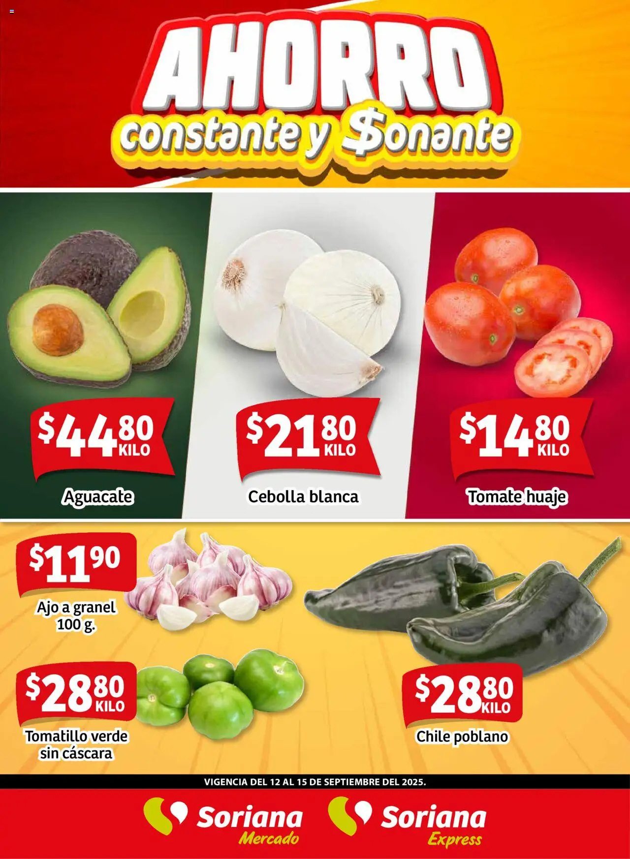 Soriana - Fin de Semana Mercado: Saltillo - página 1- válido desde 12/09/2025