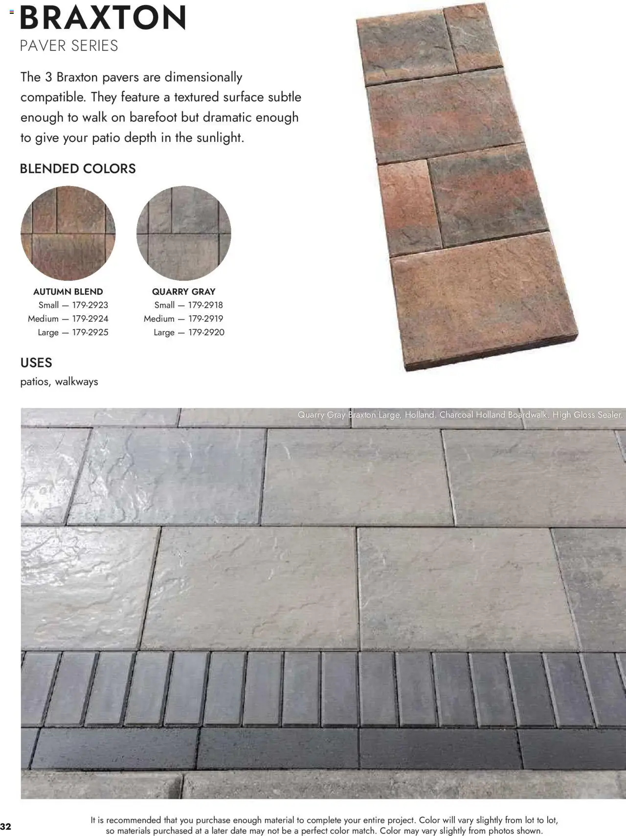 Menards Landscape Concrete Block - page 32- valid from 03/13/2025