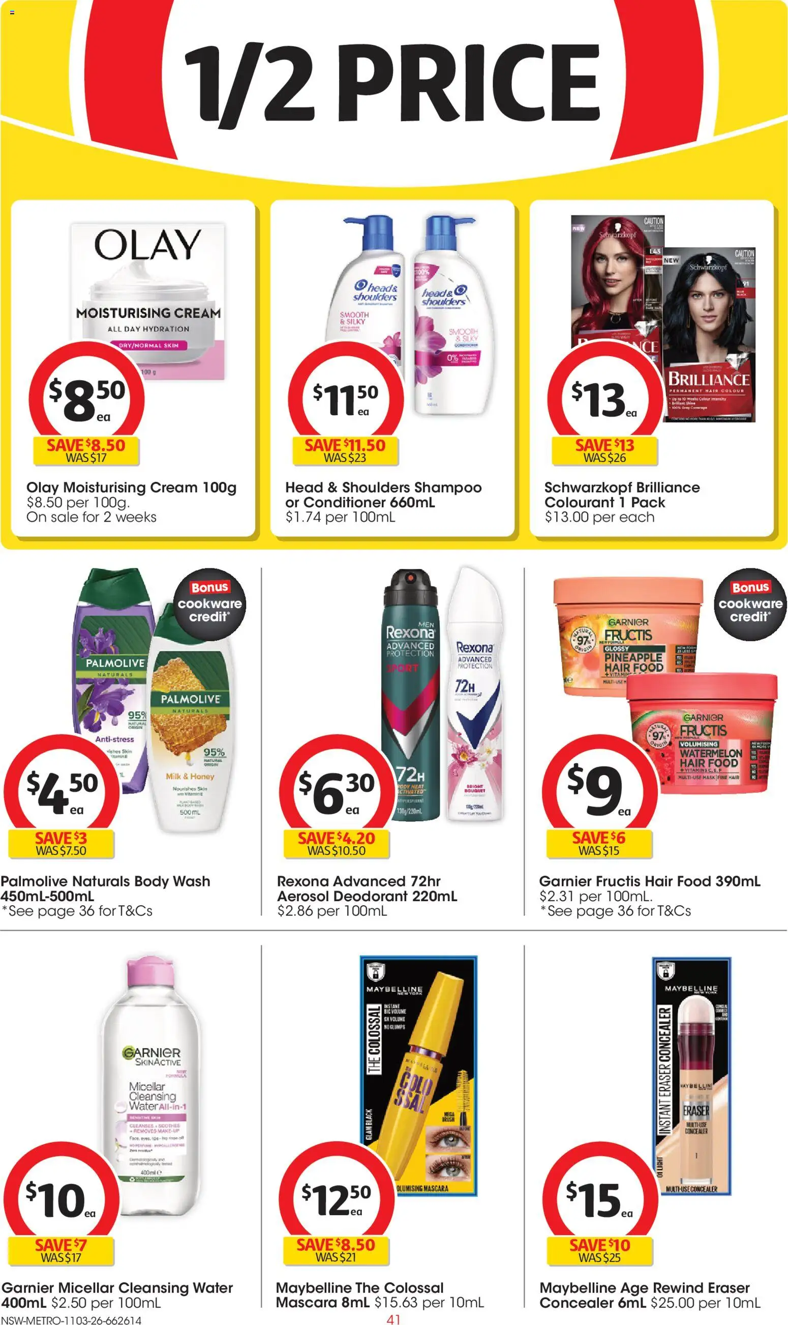Coles catalogue  - page 41- valid from 11/03/2026