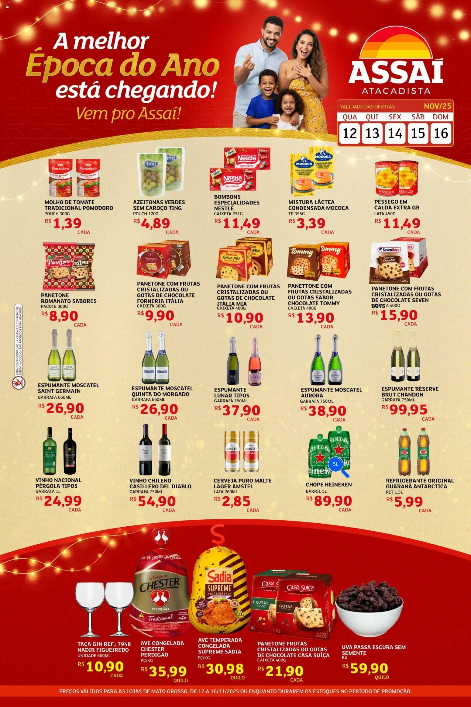 Encarte Assaí Atacadista - página 1- válido a partir de 12/11/2025
